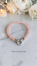 Load image into Gallery viewer, 粉晶珍珠設計手鏈 Rose Quartz with Pearl Bracelet