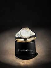 Load image into Gallery viewer, 天鐵925純銀戒指 Giebon Meteorite Silver Ring