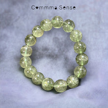 Load image into Gallery viewer, 13mm綠髮晶手鏈Green Rutilated Quartz Bracelet