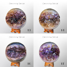 Load image into Gallery viewer, 巴西紫鈦晶開口笑 Amethyst Rutilated Quartz