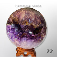 Load image into Gallery viewer, 巴西紫鈦晶開口笑 Amethyst Rutilated Quartz