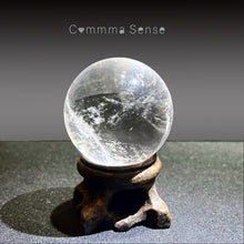 Load image into Gallery viewer, 透體藍針白水晶球 Rock Crystal Ball