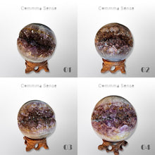 Load image into Gallery viewer, 巴西紫鈦晶開口笑 Amethyst Rutilated Quartz