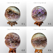 Load image into Gallery viewer, 巴西紫鈦晶開口笑 Amethyst Rutilated Quartz