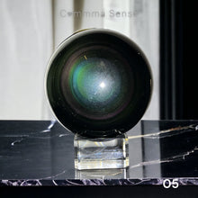 Load image into Gallery viewer, 雙眼彩虹黑曜石球石 Rainbow Obsidian Ball