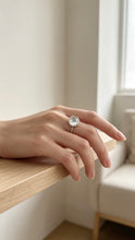 Load image into Gallery viewer, 天鐵925純銀戒指 Giebon Meteorite Silver Ring

