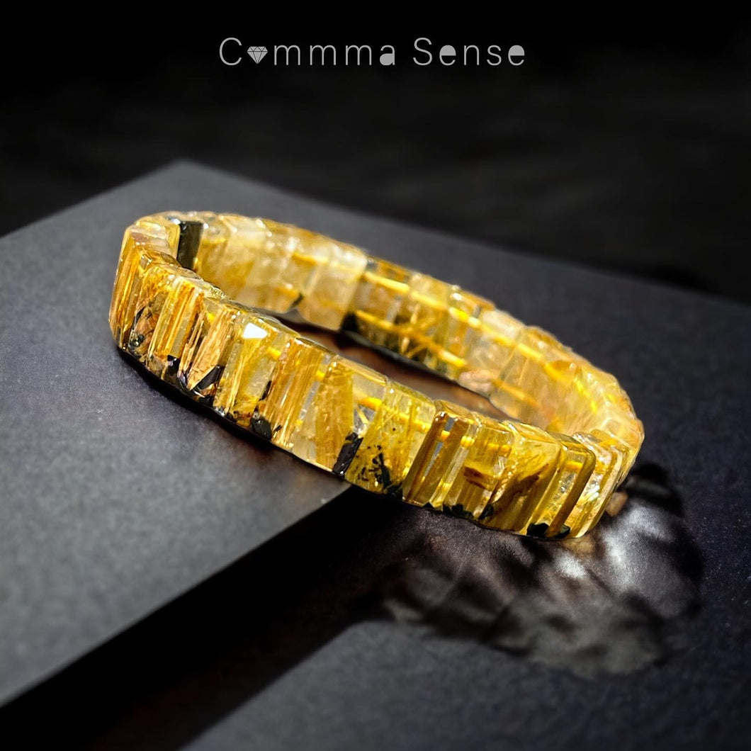 鈦晶鈪形手鏈 Rutilated Quartz Bracelet