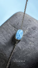 Load image into Gallery viewer, 海紋石925純銀手鏈 Larimar Silver Bracelet
