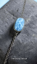 Load image into Gallery viewer, 海紋石925純銀手鏈 Larimar Silver Bracelet
