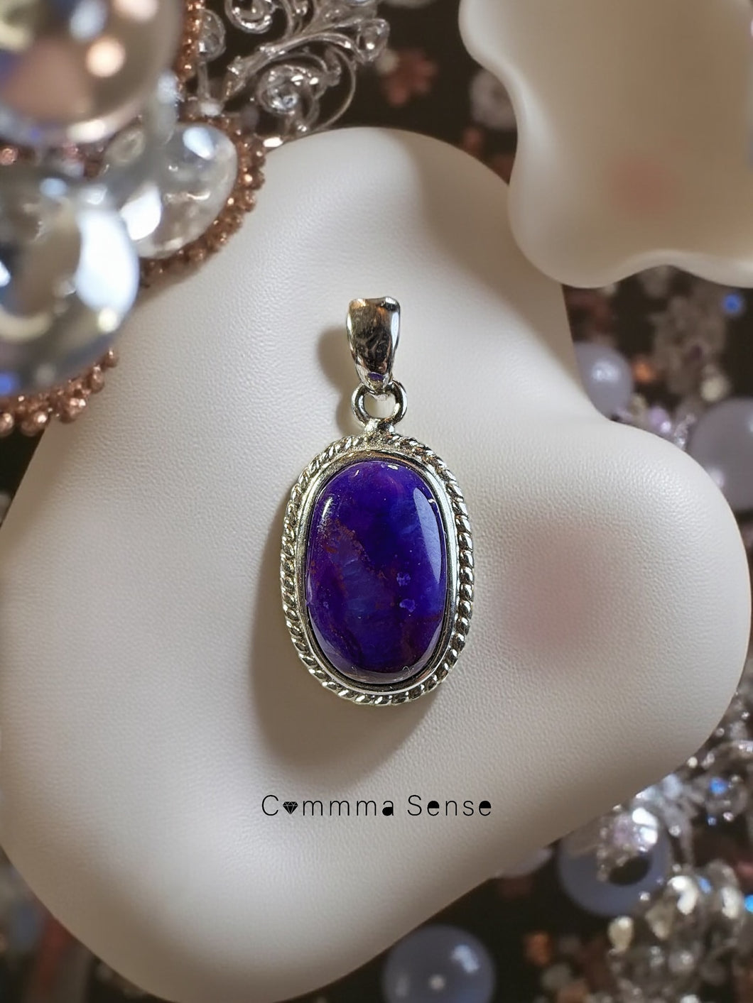 舒俱徠925純銀吊墜 Sugilite Silver Pendant