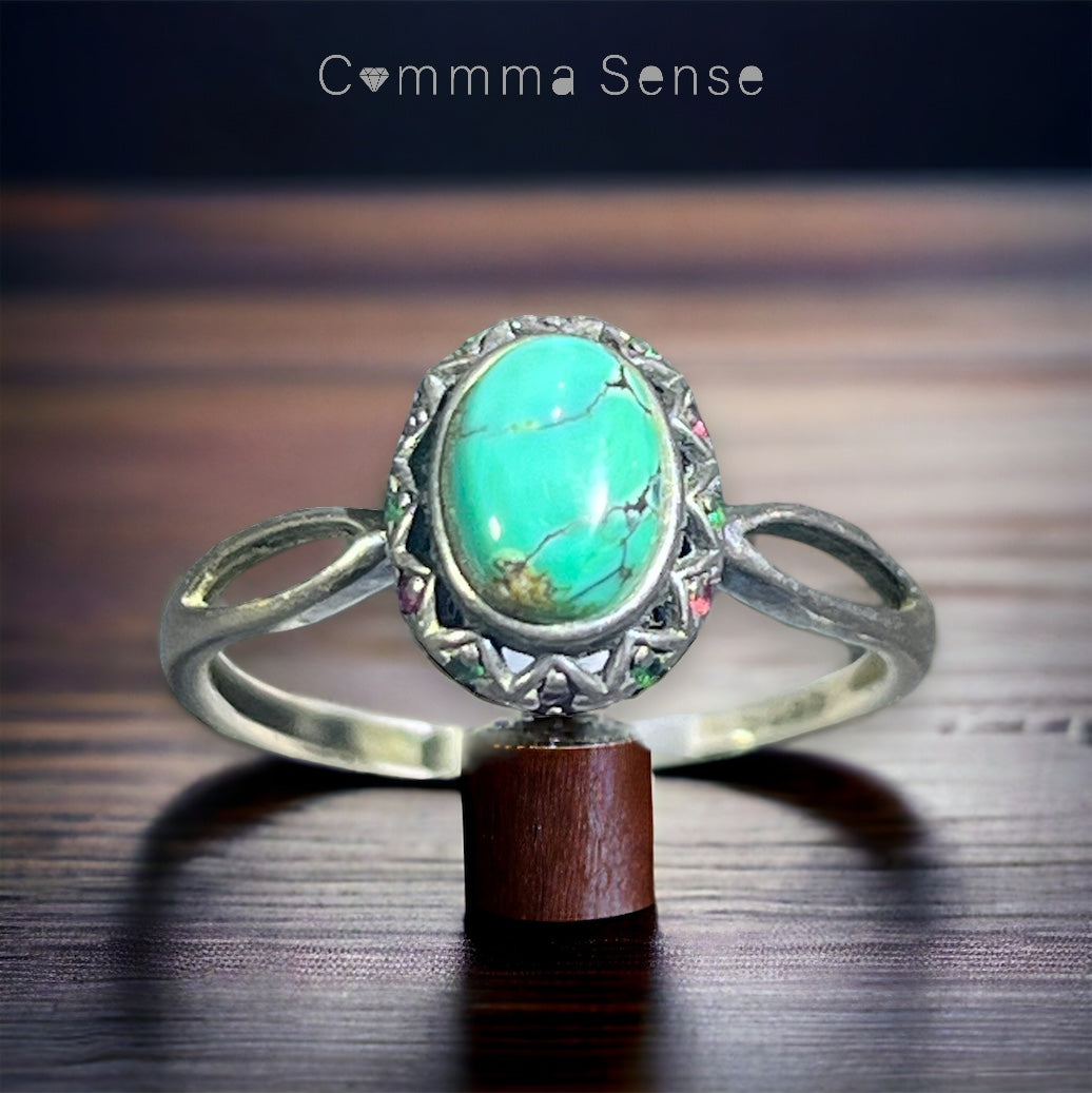 綠松石銀戒指 Turquoise Ring