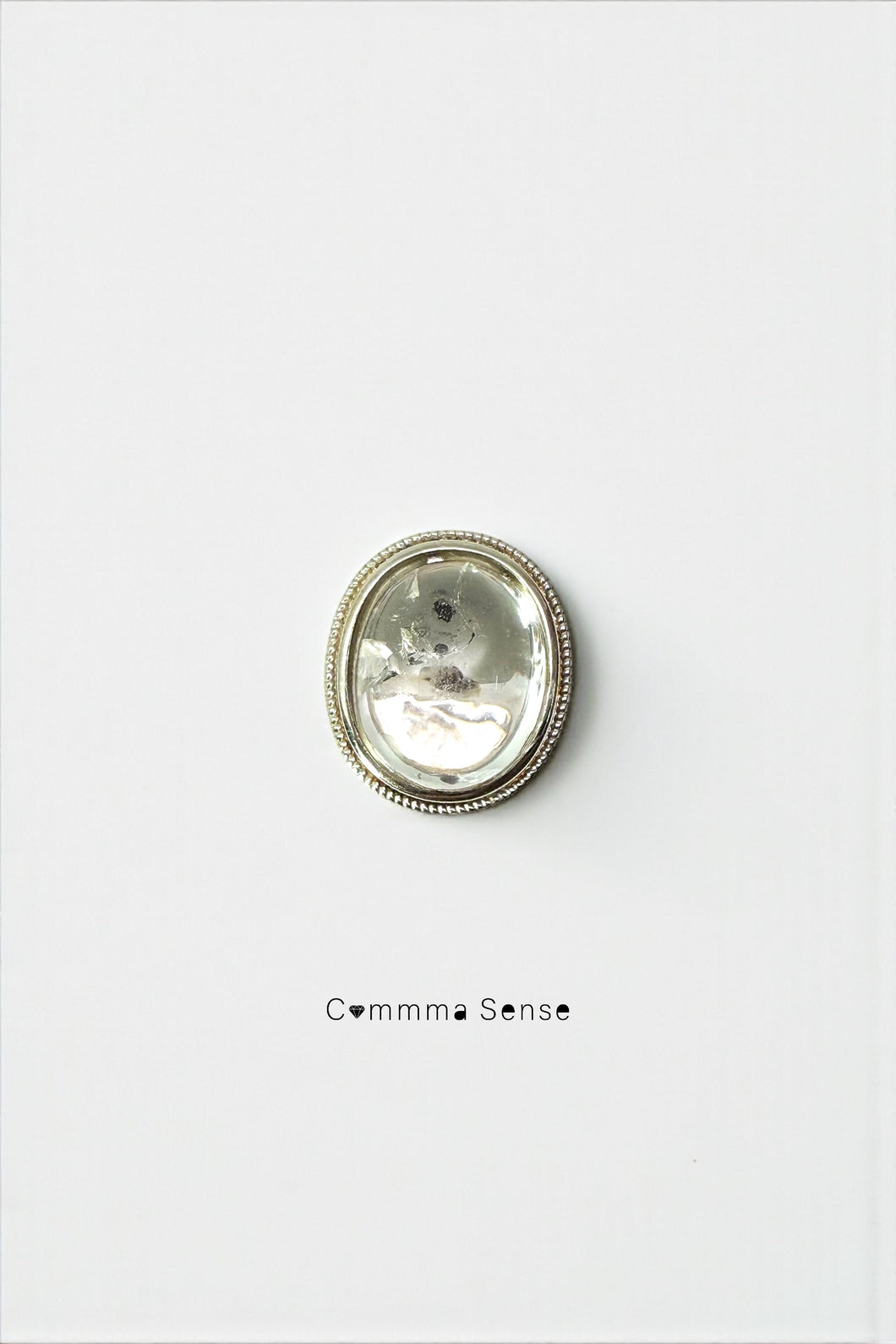 水膽流沙水晶銀飾 Enhydro Quartz Silver Charms