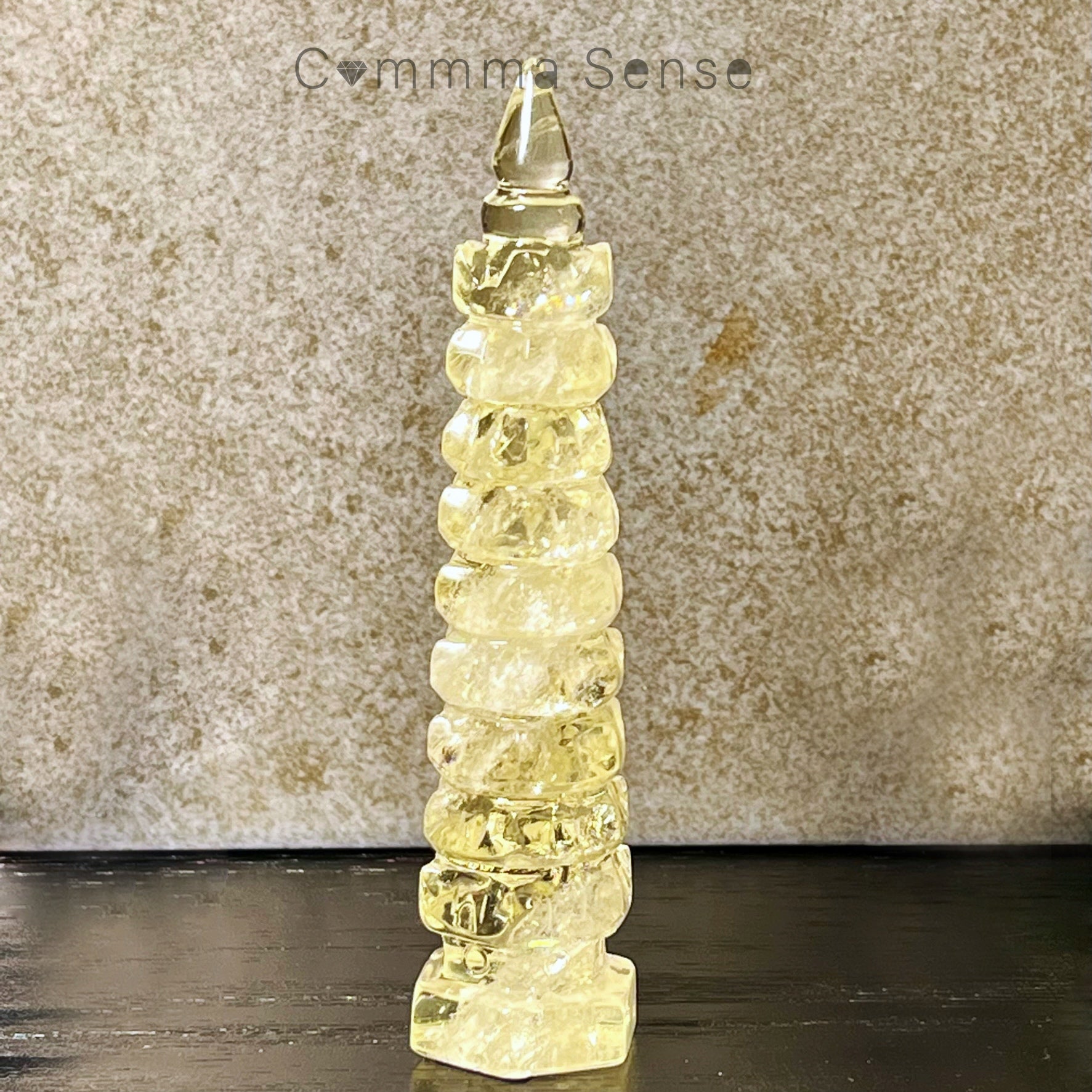 水晶♡♡文昌塔 文昌タワー 縁起物 ♡No.2334 Liu Li Wen Chang Tower